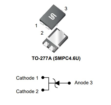 Application Circuit Diagram - Taiwan Semiconductor 1K5SMPC12APH to 1K5SMPC51APH TVS